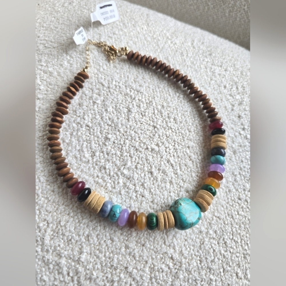 NWT - Free People, Stardust Choker, Woods And Blue -SOLD OUT -$48 - Picture 4 of 8